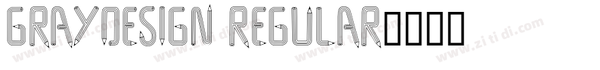 GrayDesign Regular字体转换